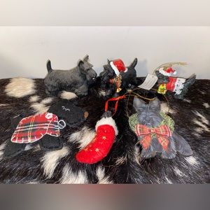 Scottish Terrier Scotty Dog Christmas Lot